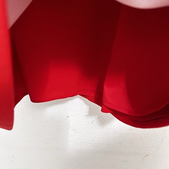 Kate Spade Fit & Flare Sleeveless Dress Women's Size 12 Red Lined Feminine Chic - Picture 4 of 10